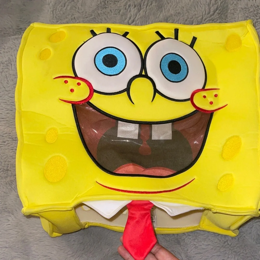 Spirit Nickelodeon SpongeBob SquarePants Plush Face Halloween Costume Head